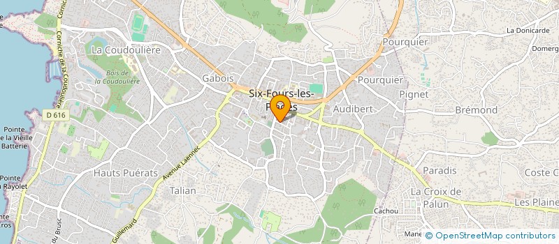 localisation de l'entreprise FLEX CORPORATION à SIX-FOURS-LES-PLAGES
