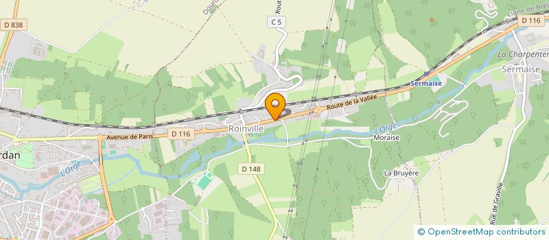 localisation de l'entreprise FLEX'DRONE  ROINVILLE