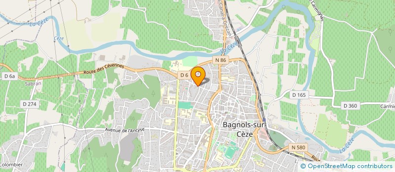 localisation de l'entreprise FLEX-FORM à BAGNOLS-SUR-CEZE