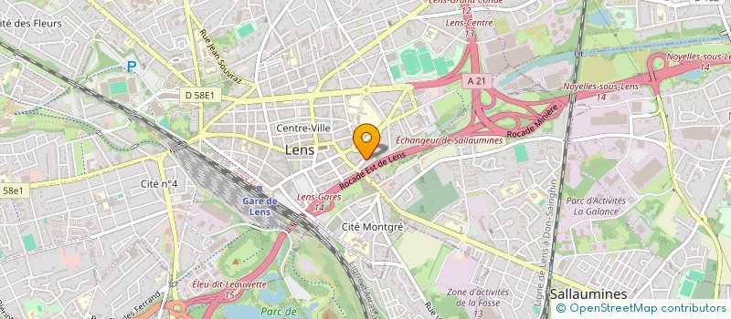 localisation de l'entreprise FLEX HOLDING  LENS