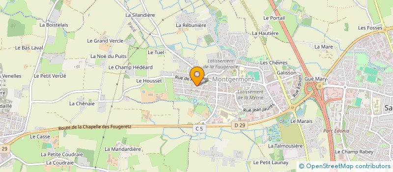 localisation de l'entreprise FLEX'IMMO SERVICES  MONTGERMONT