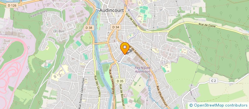 localisation de l'entreprise FLEX-N-GATE FRANCE à AUDINCOURT