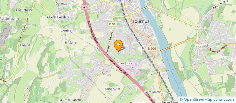 localisation de l'entreprise FLEX SOLAIRE à TOURNUS