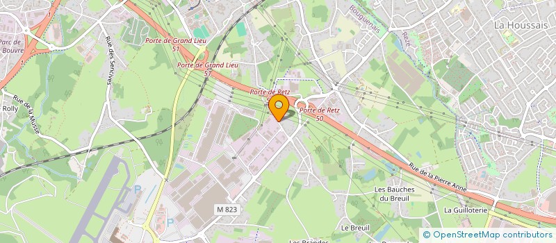 localisation de l'entreprise FLEX' T.P.  BOUGUENAIS