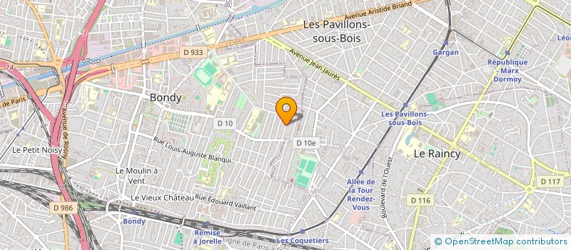 localisation de l'entreprise FLEX TRANSPORTS à BONDY