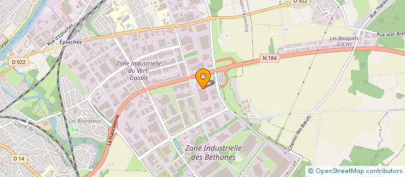 localisation de l'entreprise FLEXAM INVEST à SAINT-OUEN-L'AUMONE