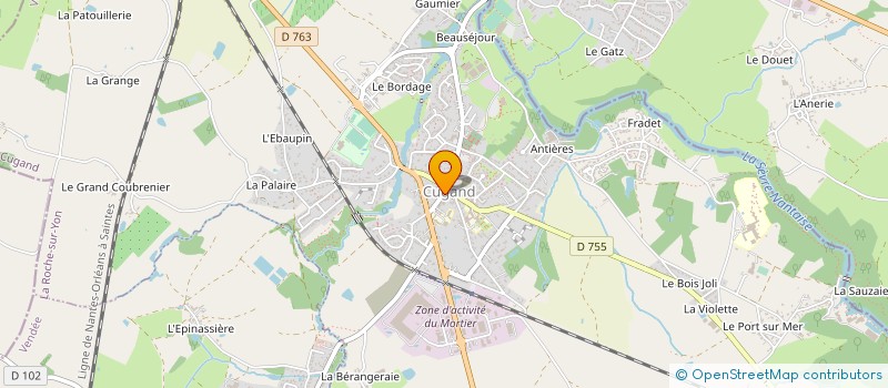 localisation de l'entreprise FLEXANCE GROUPEMENT D EMPLOYEURS NORD VENDEE à CUGAND