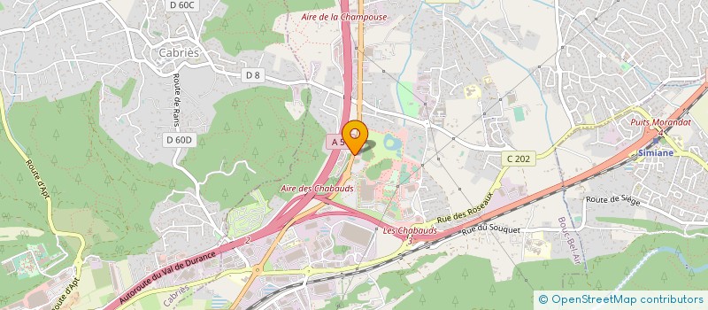 localisation de l'entreprise FLEXATRANS à BOUC-BEL-AIR