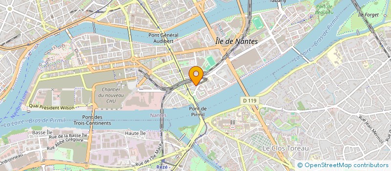 localisation de l'entreprise FLEXAVIA à NANTES