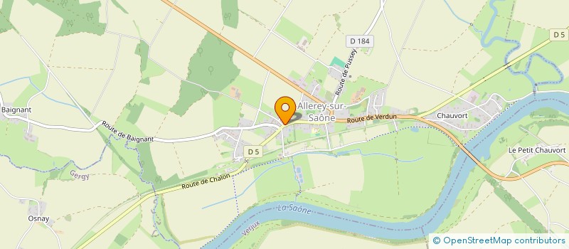 localisation de l'entreprise FLEXCONTROL à ALLEREY-SUR-SAONE