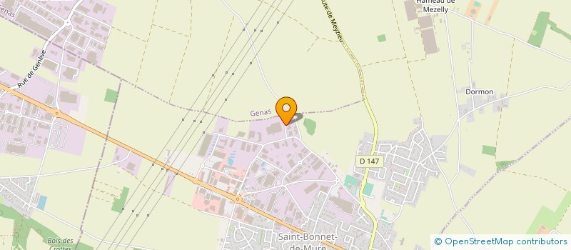 localisation de l'entreprise FLEXELEC à SAINT-BONNET-DE-MURE