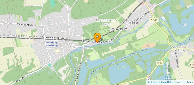 localisation de l'entreprise FLEXFUEL COMPANY  MONTIGNY-SUR-LOING