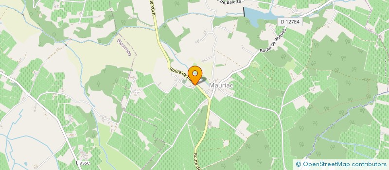 localisation de l'entreprise FLEXHY 33 à MAURIAC