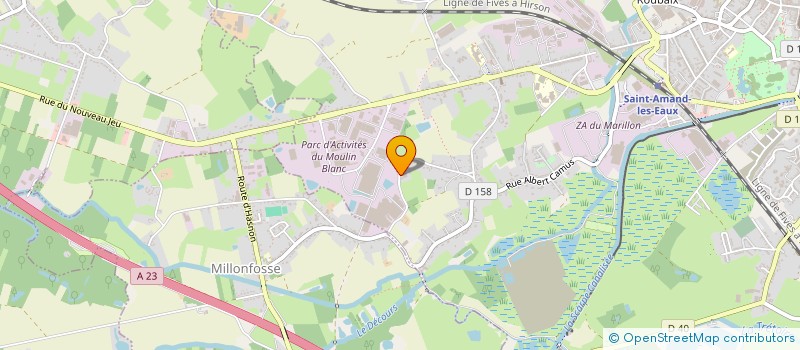 localisation de l'entreprise FLEXI-CONCEPT à SAINT-AMAND-LES-EAUX