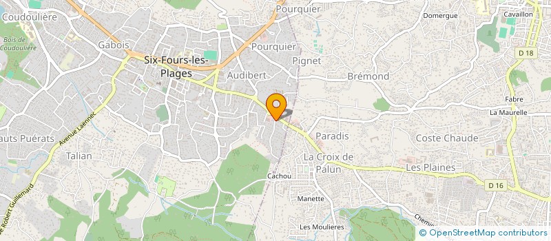 localisation de l'entreprise FLEXI-DECK à SIX-FOURS-LES-PLAGES