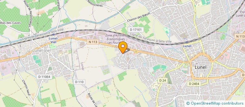 localisation de l'entreprise FLEXI THERM  LUNEL