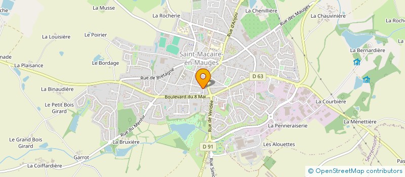 localisation de l'entreprise FLEXICUTTING-GROUP à CHOLET