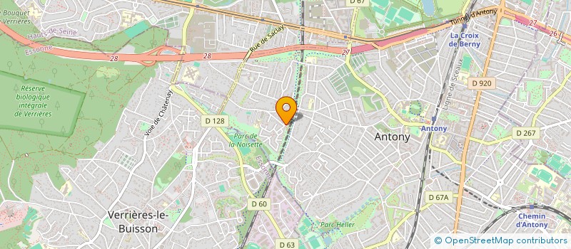 localisation de l'entreprise FLEXIDAF SASU à ANTONY