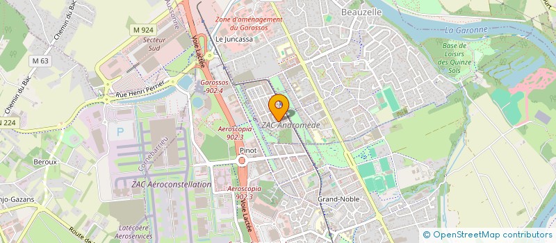 localisation de l'entreprise FLEXIFRET  BEAUZELLE