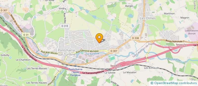 localisation de l'entreprise FLEXIGESTION  VINDRY-SUR-TURDINE