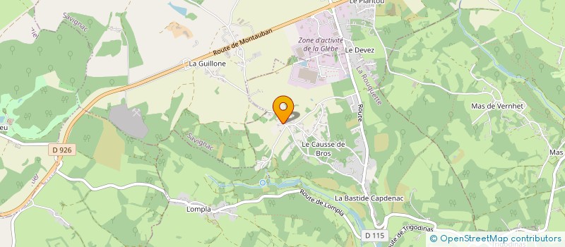 localisation de l'entreprise FLEXIINDUS  LA ROUQUETTE