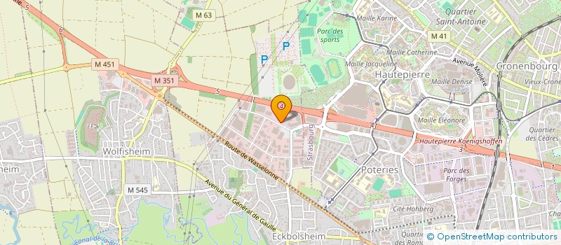 localisation de l'entreprise FLEXIM FRANCE  SAINT-PRIEST