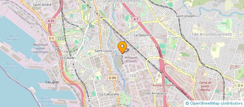 localisation de l'entreprise FLEXIMAT à MARSEILLE 15EME