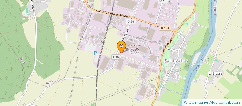 localisation de l'entreprise FLEXIMETAL  SAINT-VULBAS