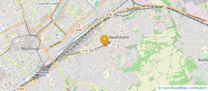 localisation de l'entreprise FLEXIMMO  RIEDISHEIM