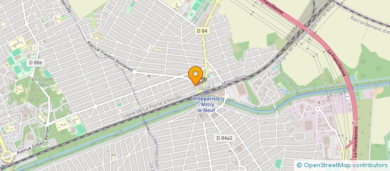localisation de l'entreprise FLEXIMMO  MITRY-MORY