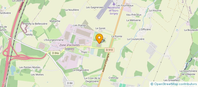 localisation de l'entreprise FLEXINAT  SORIGNY