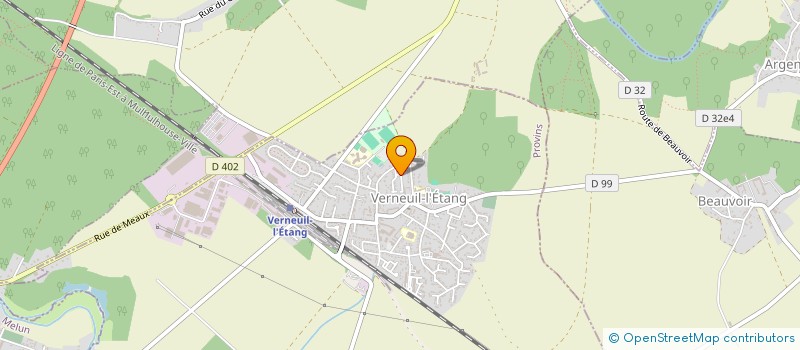 localisation de l'entreprise FLEXINOUK  VERNEUIL-L'ETANG