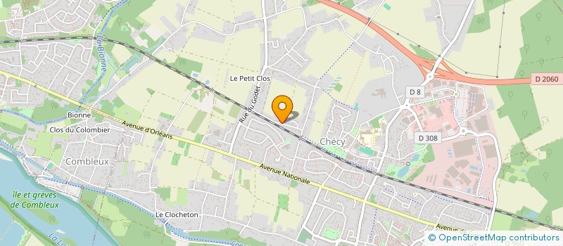 localisation de l'entreprise FLEXIRACK  CHECY