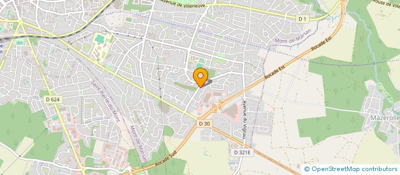 localisation de l'entreprise FLEXISERVICES  MONT-DE-MARSAN