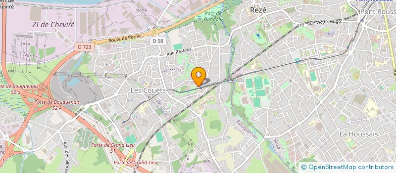localisation de l'entreprise FLEXITEC à BOUGUENAIS