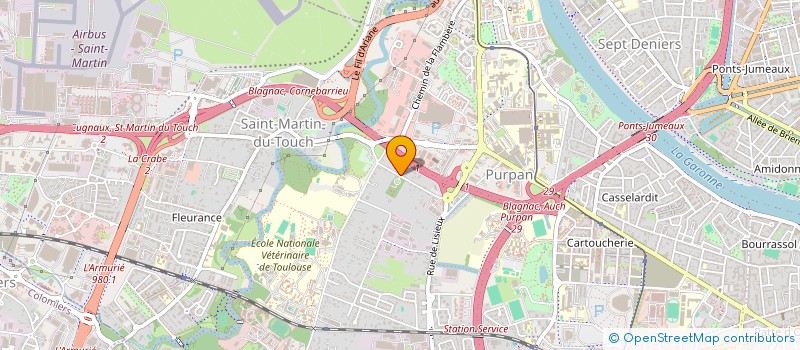 localisation de l'entreprise FLEXITIME  TOULOUSE