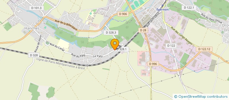 localisation de l'entreprise FLEXITY à HANCHES