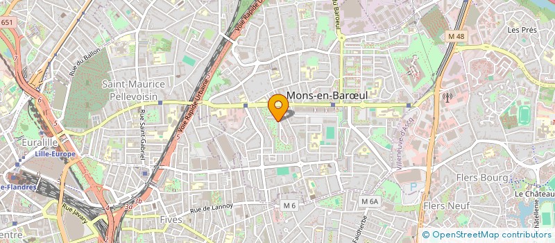 localisation de l'entreprise FLEXIVEX  MONS-EN-BARUL