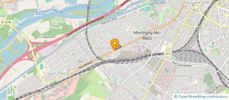 localisation de l'entreprise FLEXIWORK EASY 57 à MONTIGNY-LES-METZ