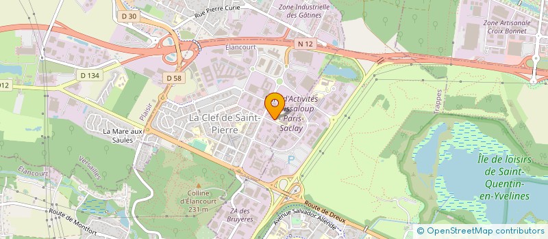 localisation de l'entreprise FLEXLINK SYSTEMS SAS à ELANCOURT