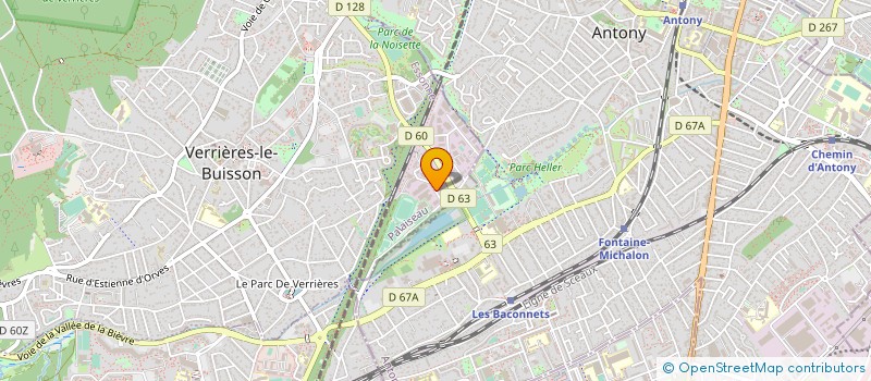localisation de l'entreprise FLEXMAT à VERRIERES-LE-BUISSON
