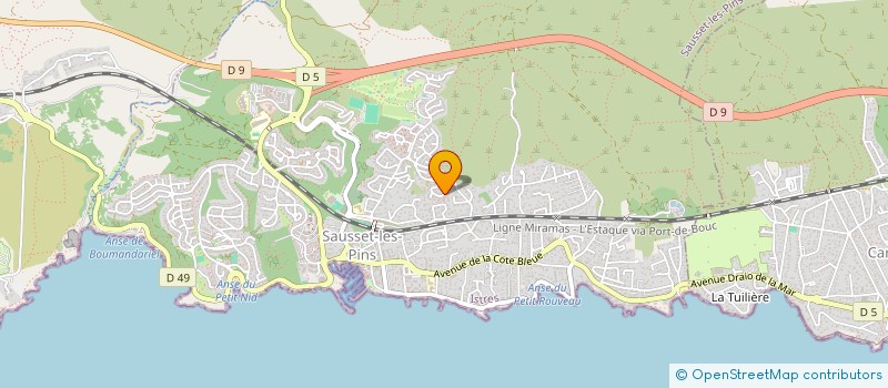 localisation de l'entreprise FLEXODEV  SAUSSET-LES-PINS