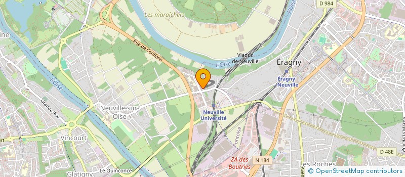 localisation de l'entreprise FLEXOGREEN à NEUVILLE-SUR-OISE