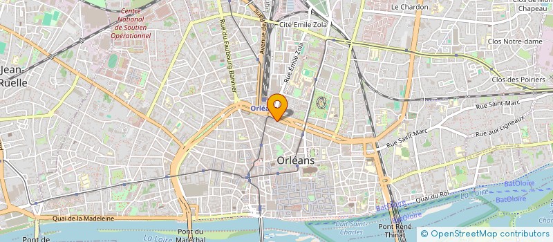 localisation de l'entreprise FLEXOL BEAURENARD à ORLEANS