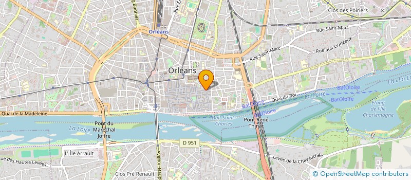 localisation de l'entreprise FLEXOL BRUSLE à ORLEANS