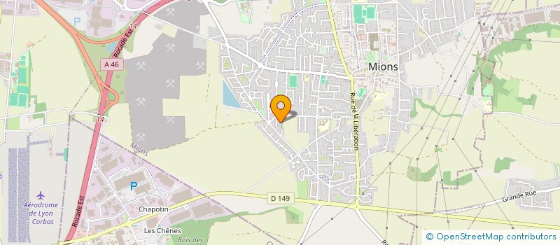 localisation de l'entreprise FLEXOMA  MIONS