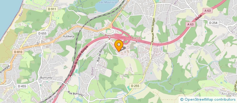 localisation de l'entreprise FLEXTECH  BIDART