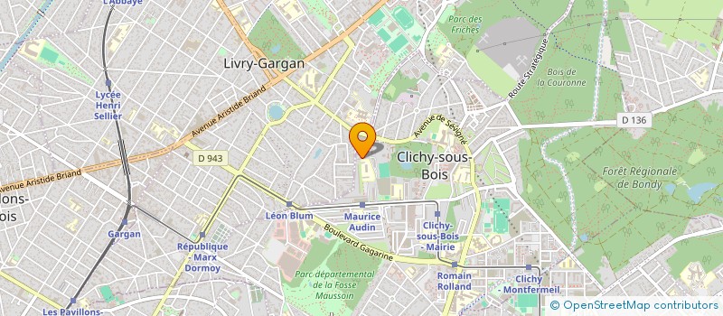 localisation de l'entreprise FLEXY AIR à CLICHY-SOUS-BOIS