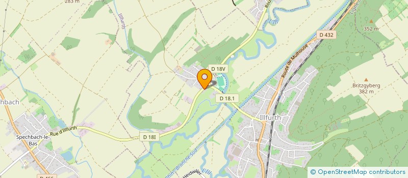 localisation de l'entreprise FLEXYPAIE  ILLFURTH