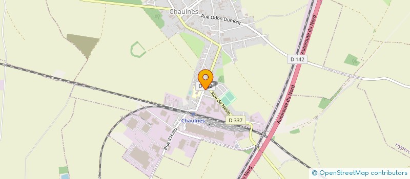 localisation de l'entreprise FLEYRAT FINANCES à CHAULNES